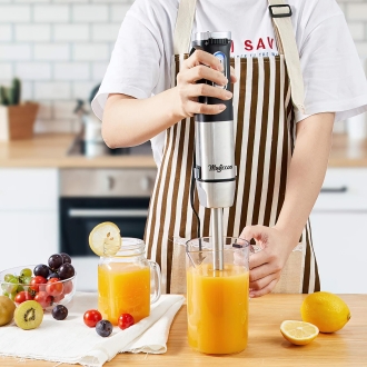 Hand Blender - Magiccos Immersion Stick Hand Blender - Variable Speeds & Turbo Function, 800W Powerful Motor, For Shakes & Smoo