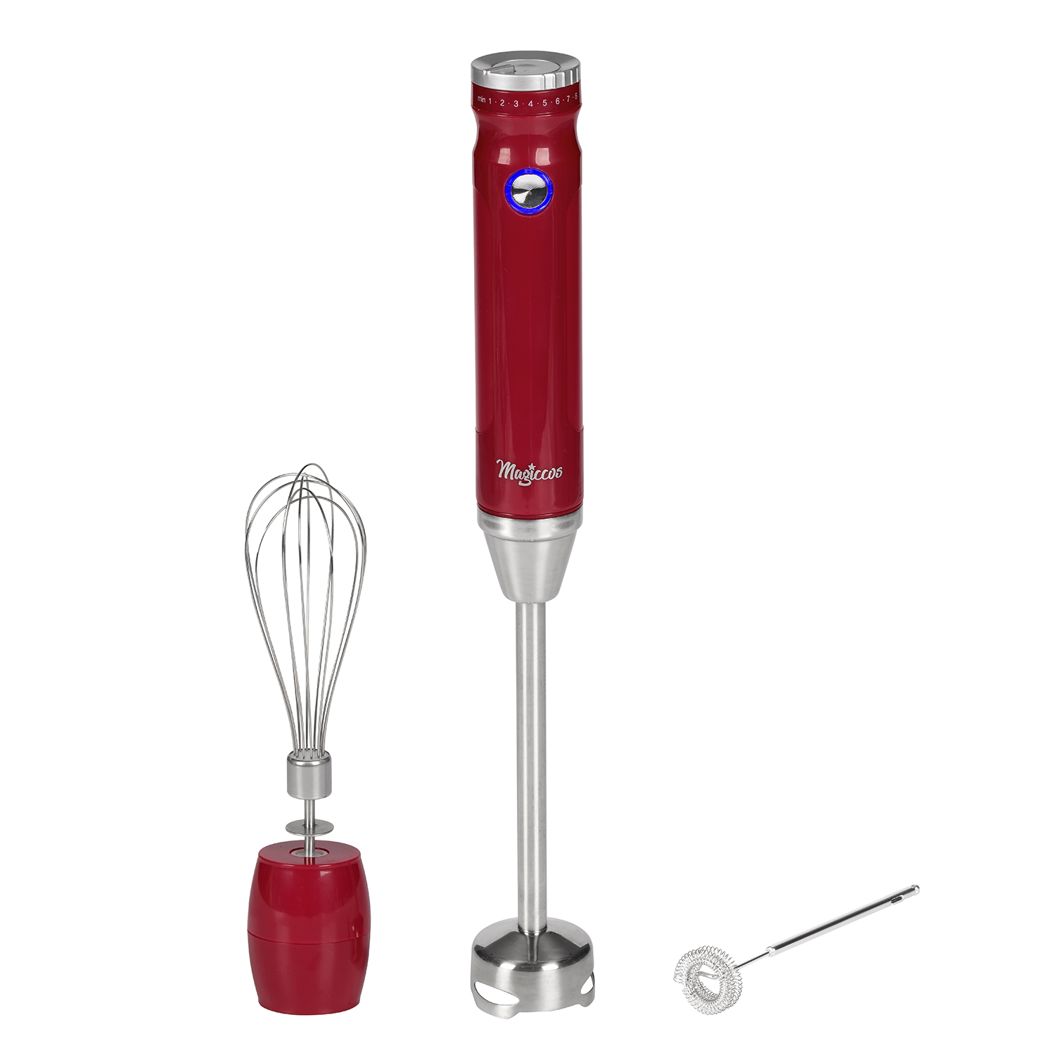 Hand Blender - Magiccos Immersion Stick Hand Blender - 9 Speeds Contorl, Slim Stick Blender Wand, 350W DC Motor, For