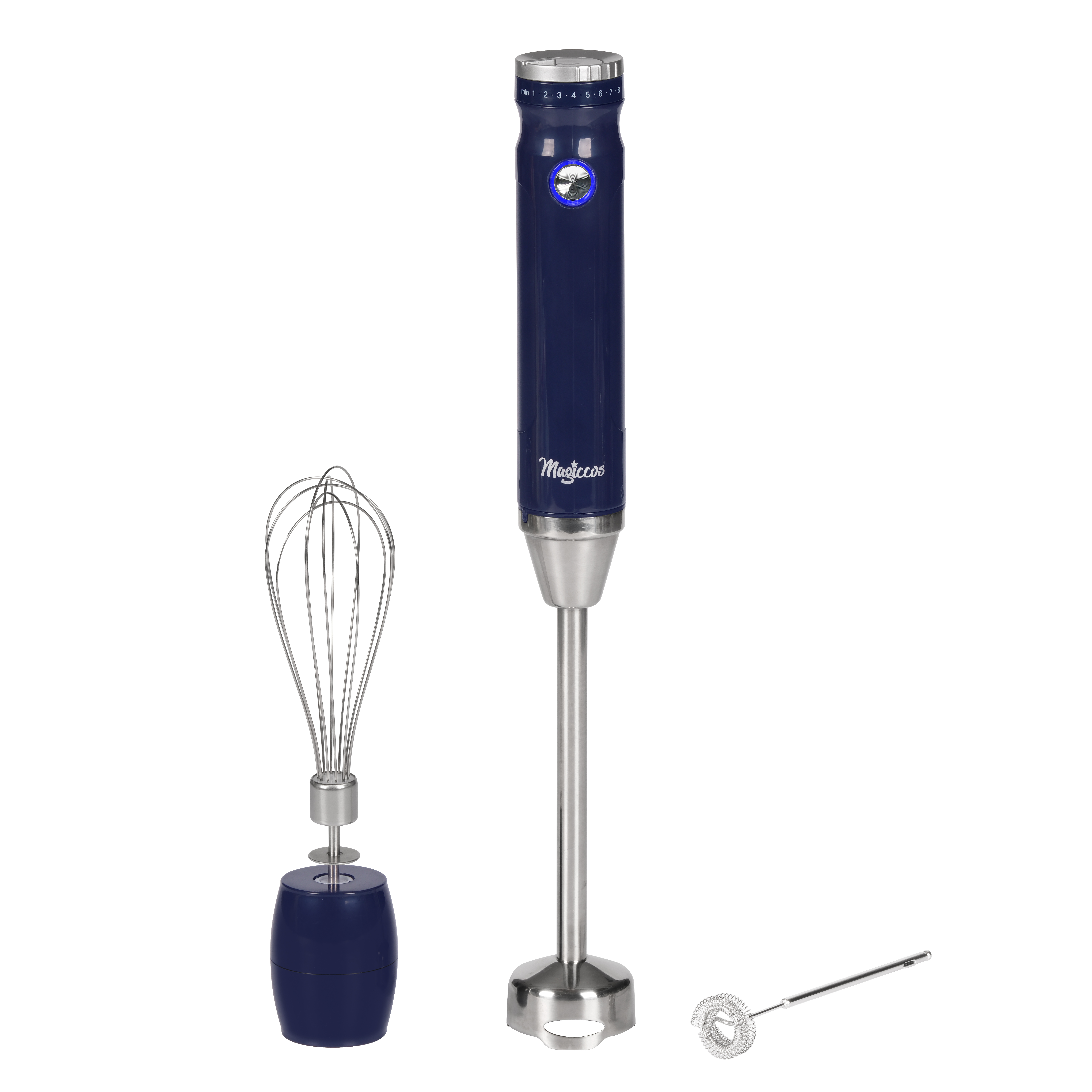 Hand Blender - Magiccos Immersion Stick Hand Blender - 9 Speeds Contorl, Slim Stick Blender Wand, 350W DC Motor, For